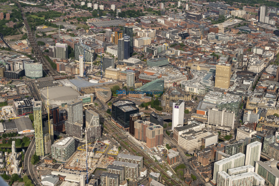 "Manchester aerial photo 210608 2" stock image