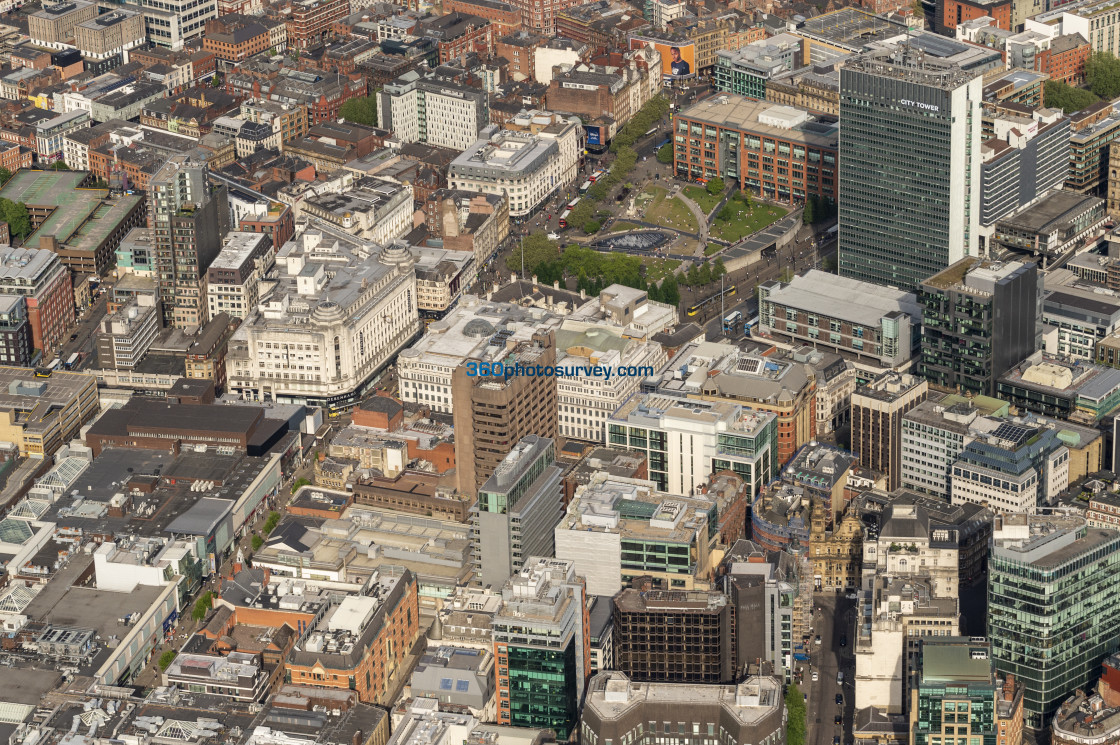 "Manchester aerial photo 210608 2" stock image