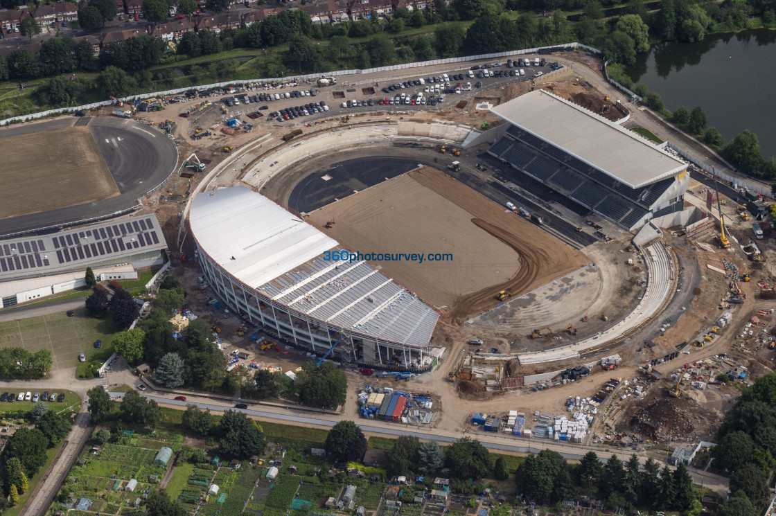 "Birmingham aerial photo Alexander Stadium 210709 21" stock image