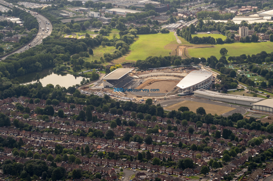 "Birmingham aerial photo Alexander Stadium 210709 21" stock image