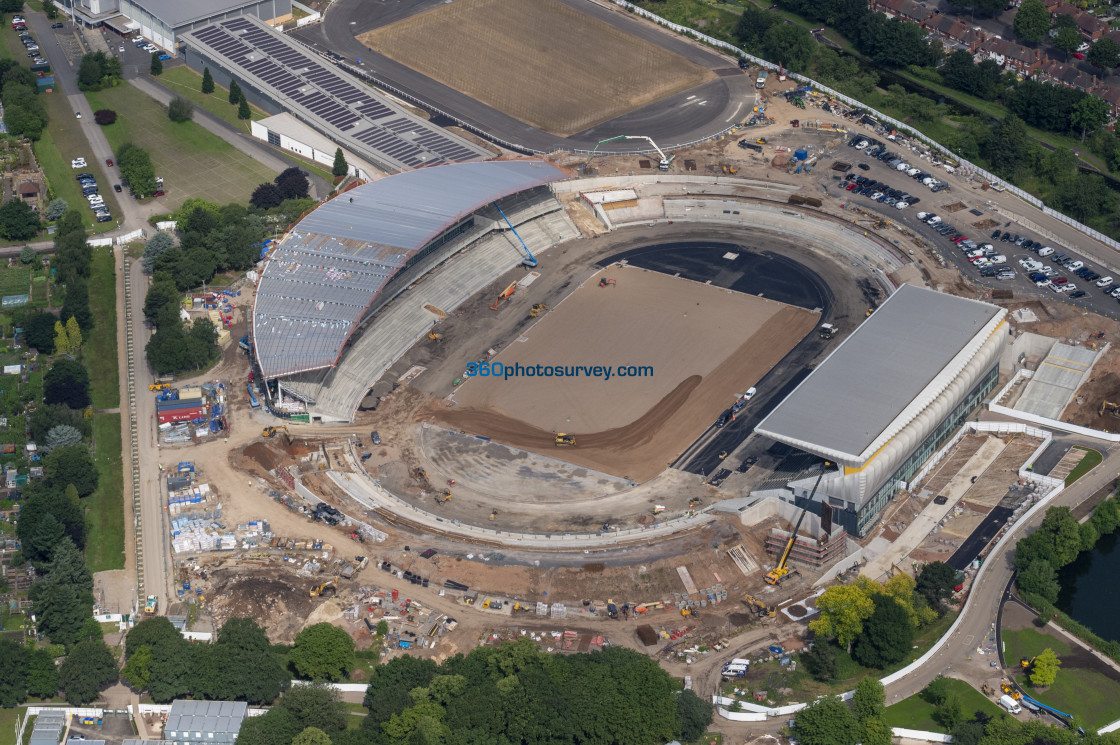 "Birmingham aerial photo Alexander Stadium 210709 21" stock image