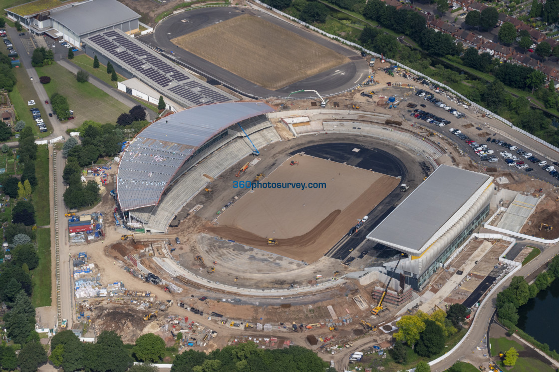 "Birmingham aerial photo Alexander Stadium 210709 21" stock image