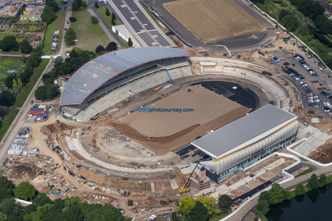 "Birmingham aerial photo Alexander Stadium 210709 21" stock image