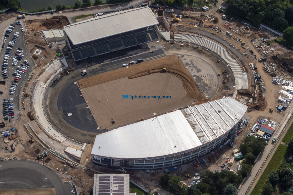 "Birmingham aerial photo Alexander Stadium 210709 21" stock image