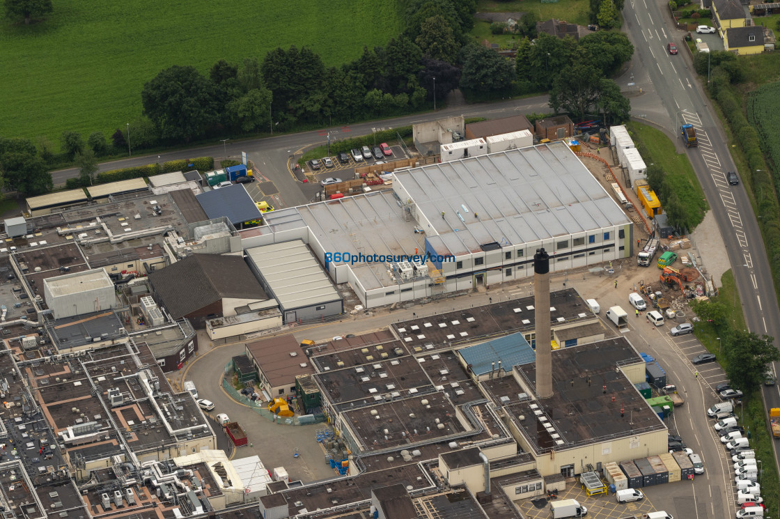 "Crewe aerial photo Leighton Hospital 210709 19" stock image