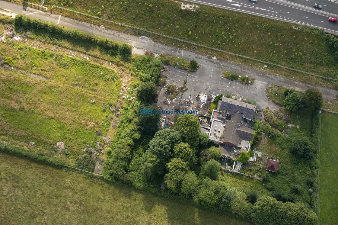 "Altrincham aerial photo 210709 13" stock image