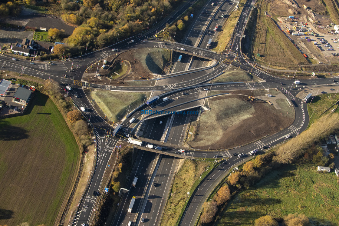 "Knutsford aerial photo 211122 31" stock image