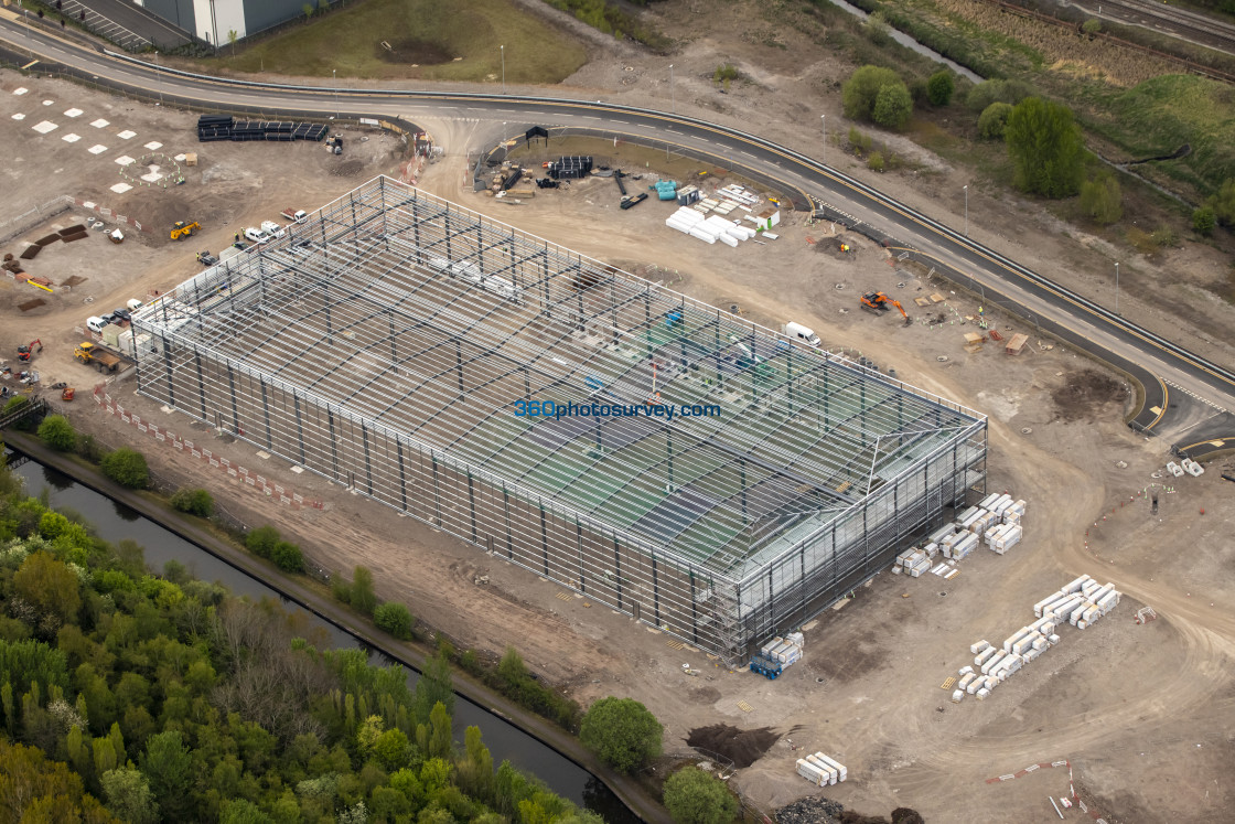 "Stoke on Trent aerial photo Etruria 220425 64" stock image