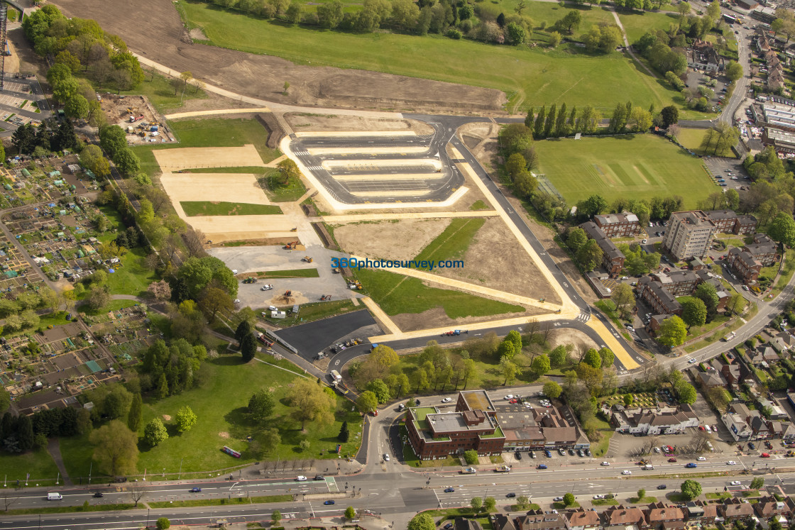 "Birmingham aerial photo Alexander Stadium 220425 66" stock image