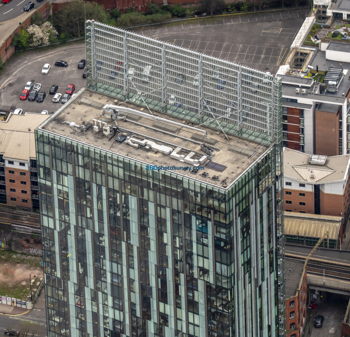 "Manchester aerial photo Beetham Tower 220425 26" stock image