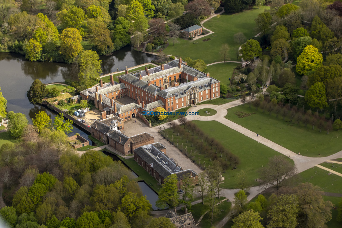 "Altrincham aerial Dunham Park 220425 47" stock image