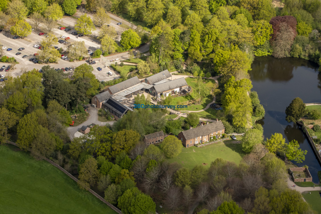 "Altrincham aerial Dunham Park 220425 47" stock image