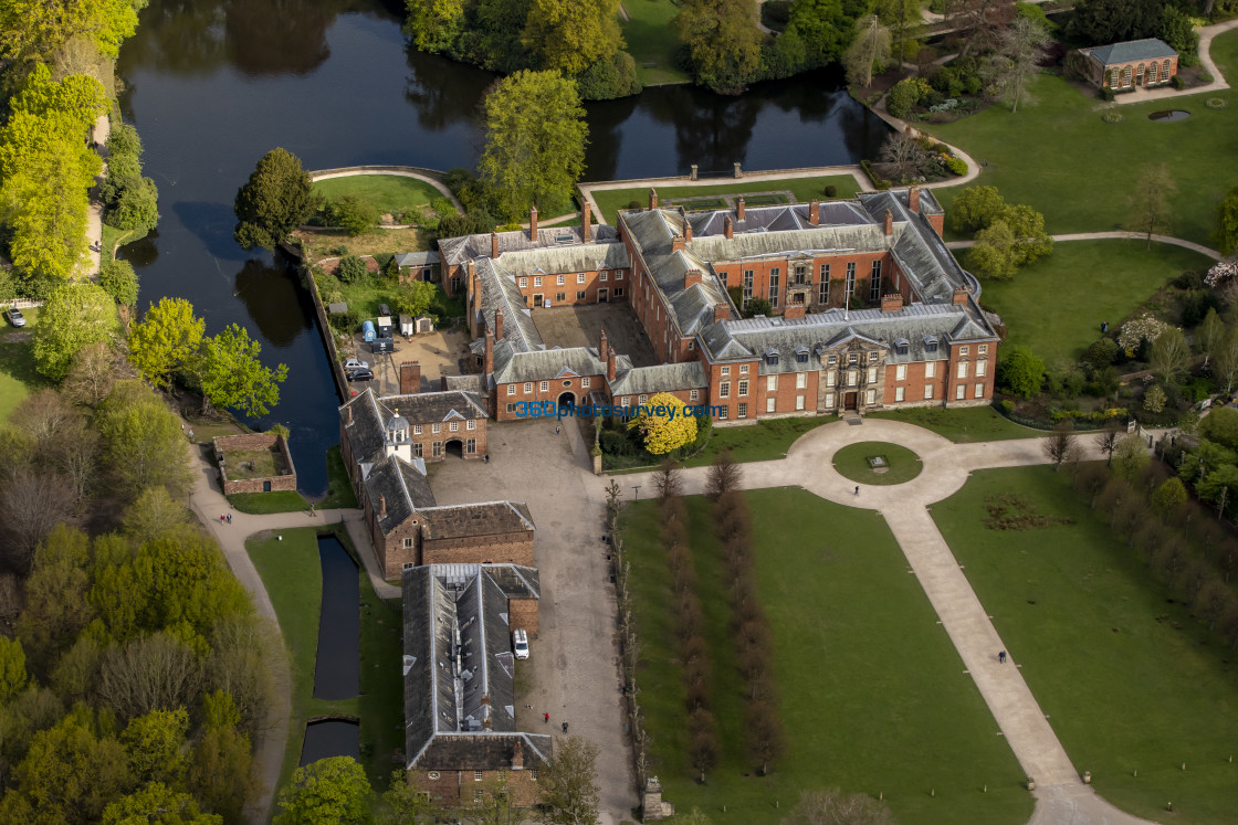 "Altrincham aerial Dunham Park 220425 47" stock image