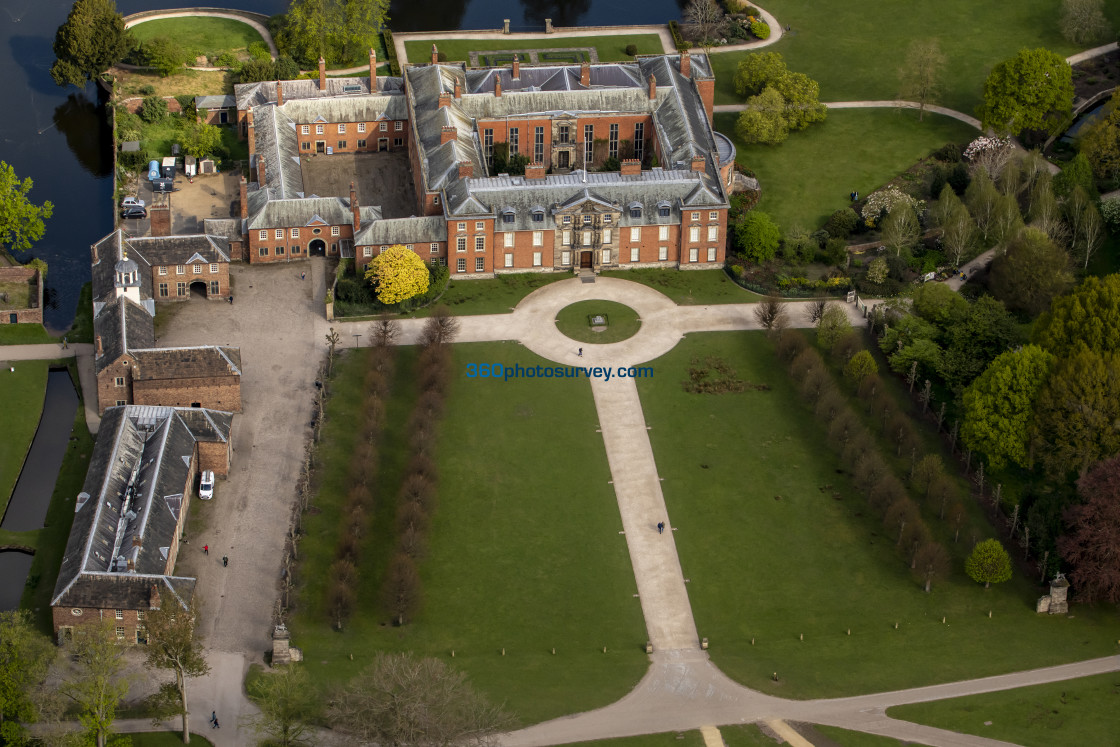 "Altrincham aerial Dunham Park 220425 47" stock image