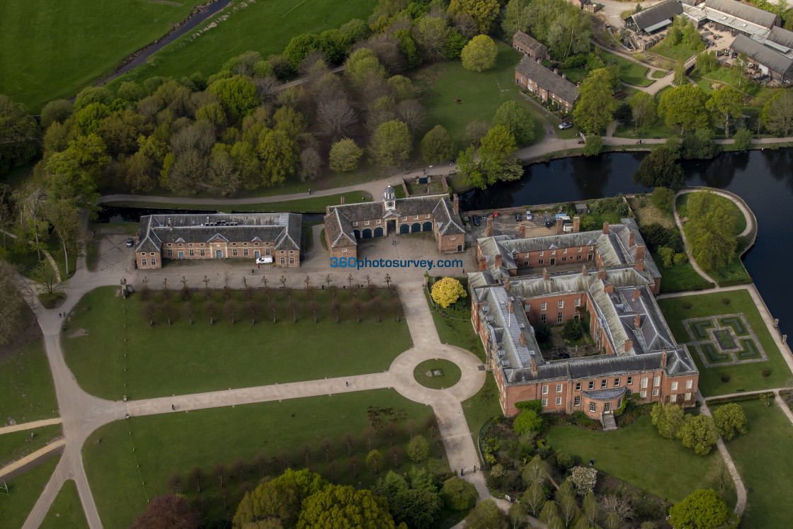 "Altrincham aerial Dunham Park 220425 47" stock image