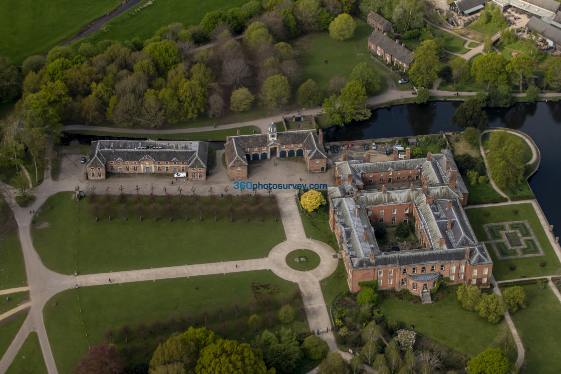 "Altrincham aerial Dunham Park 220425 47" stock image