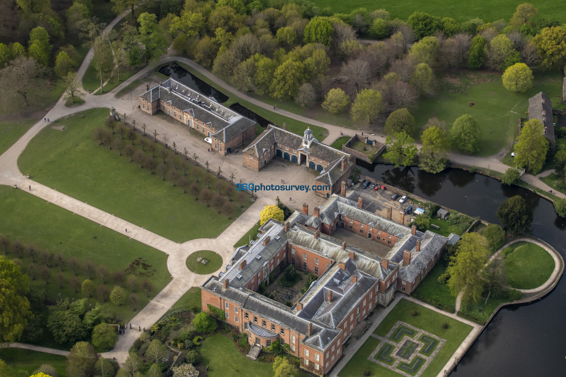 "Altrincham aerial Dunham Park 220425 47" stock image