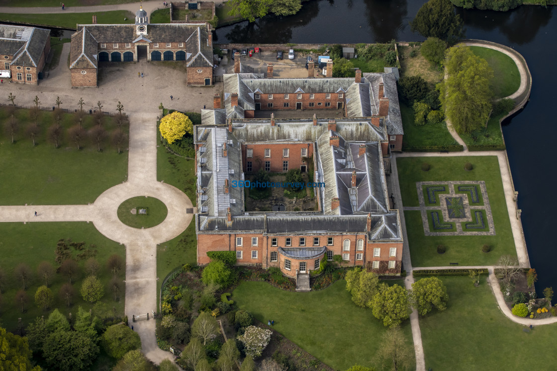 "Altrincham aerial Dunham Park 220425 47" stock image