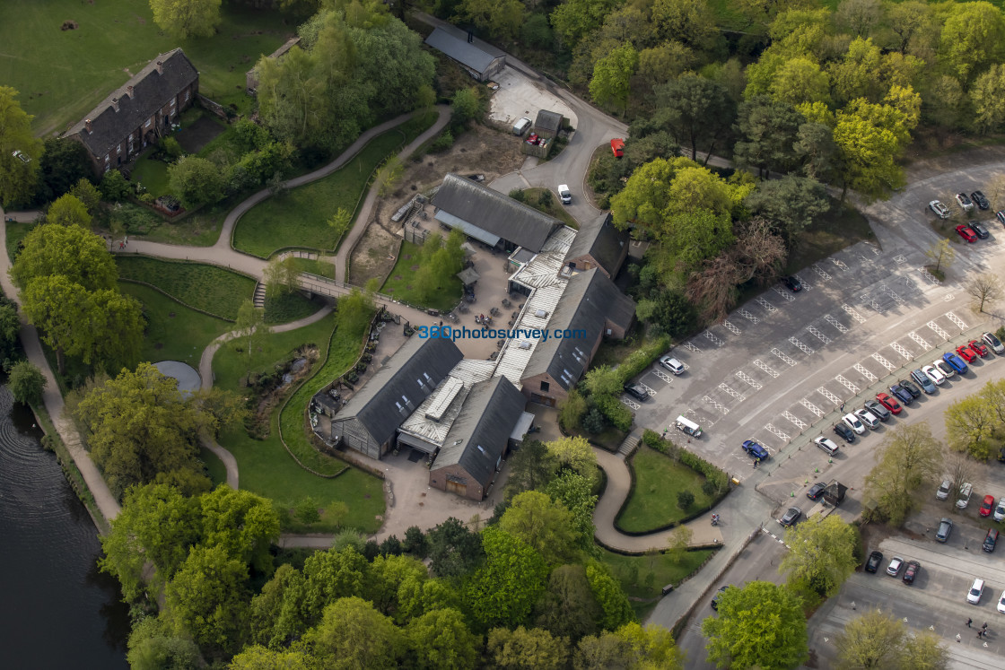 "Altrincham aerial Dunham Park 220425 47" stock image