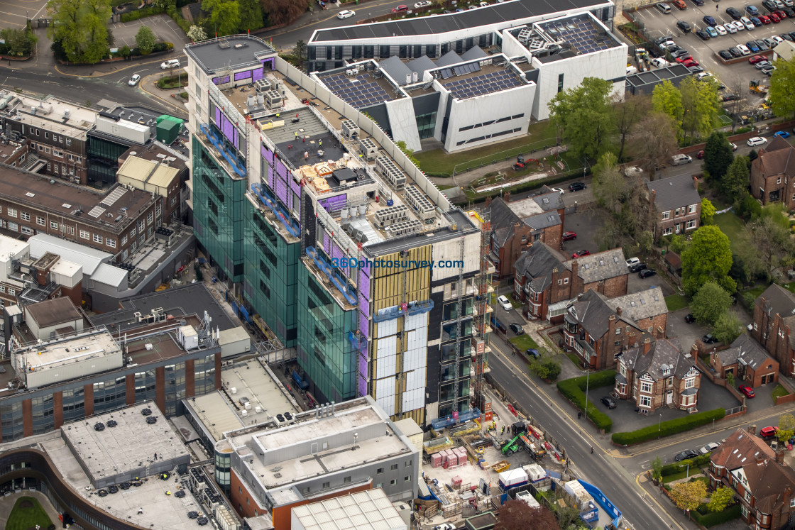 "Manchester aerial Christie Hospital Patterson 220425 44" stock image