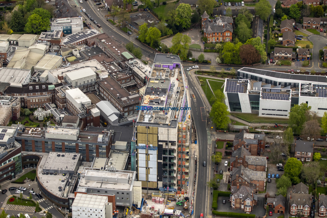 "Manchester aerial Christie Hospital Patterson 220425 44" stock image