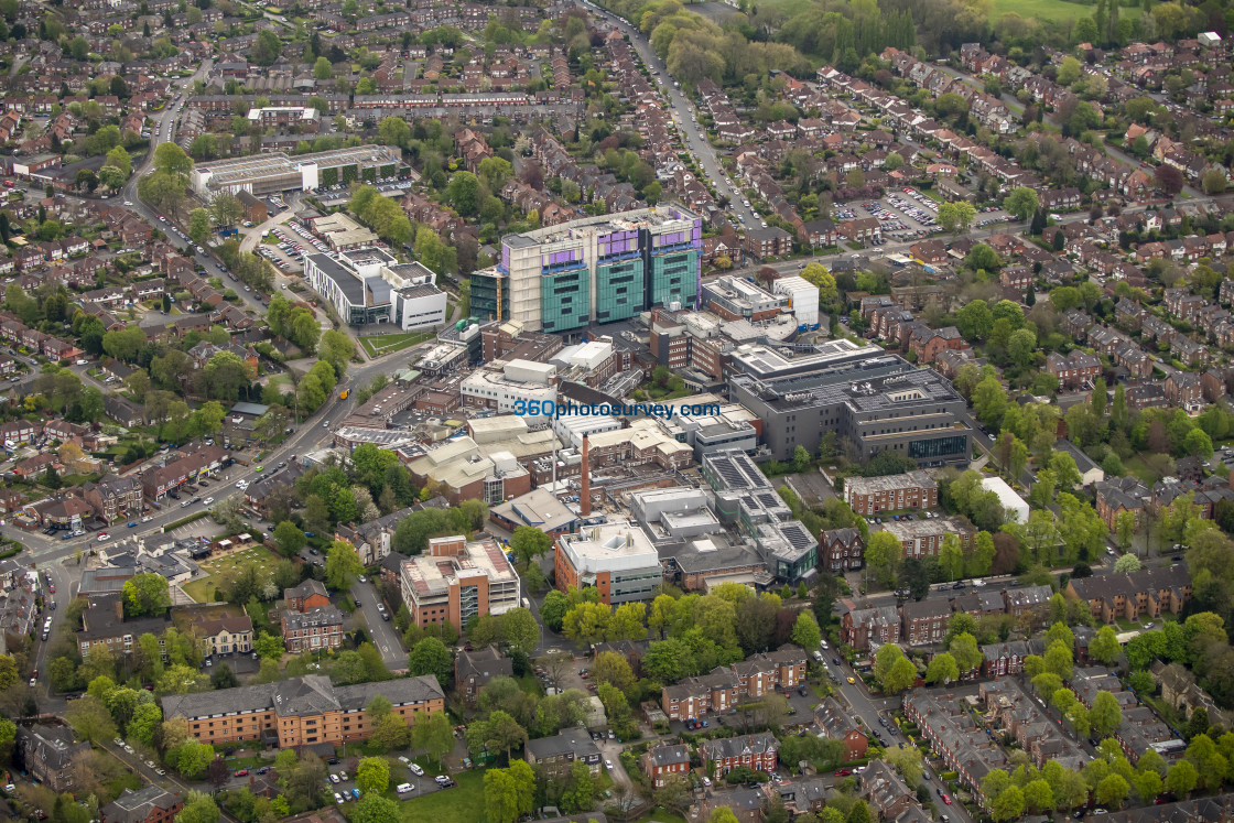 "Manchester aerial Christie Hospital Patterson 220425 44" stock image