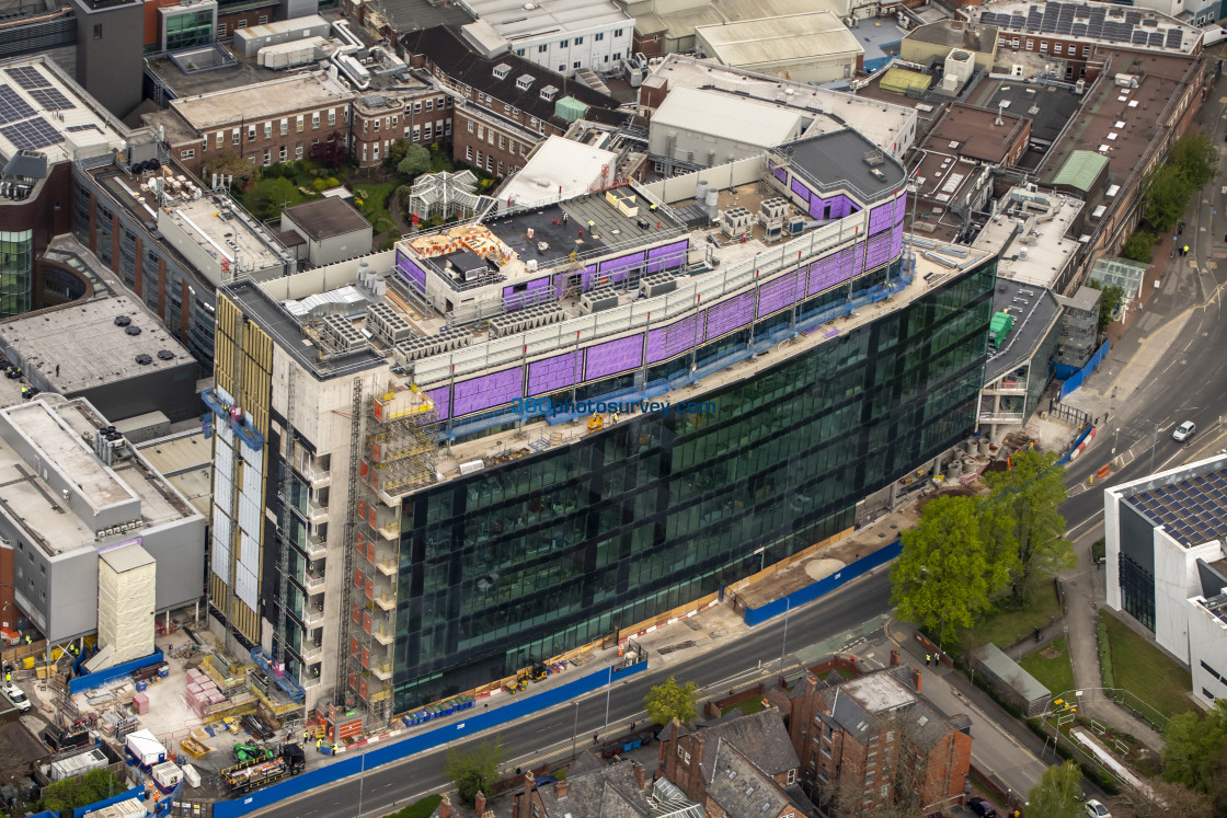 "Manchester aerial Christie Hospital Patterson 220425 44" stock image