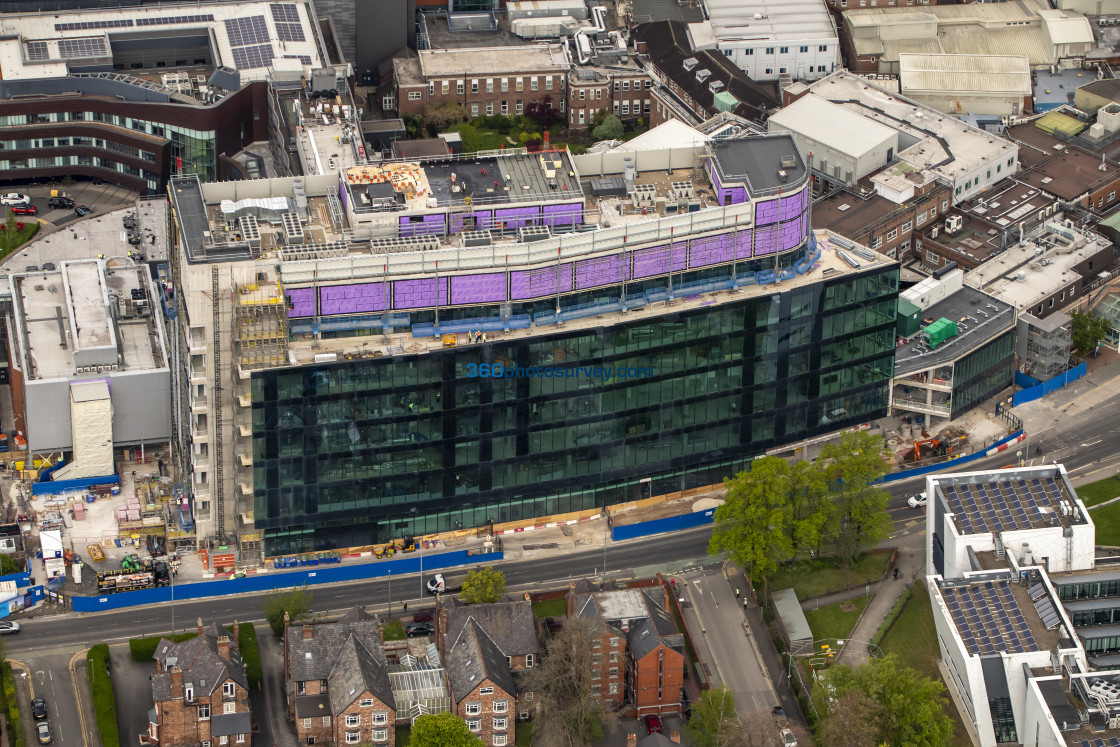 "Manchester aerial Christie Hospital Patterson 220425 44" stock image