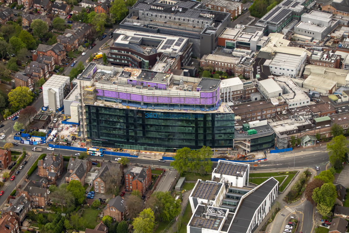 "Manchester aerial Christie Hospital Patterson 220425 44" stock image