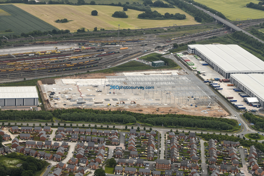 "Crewe aerial Basford 220302 35" stock image