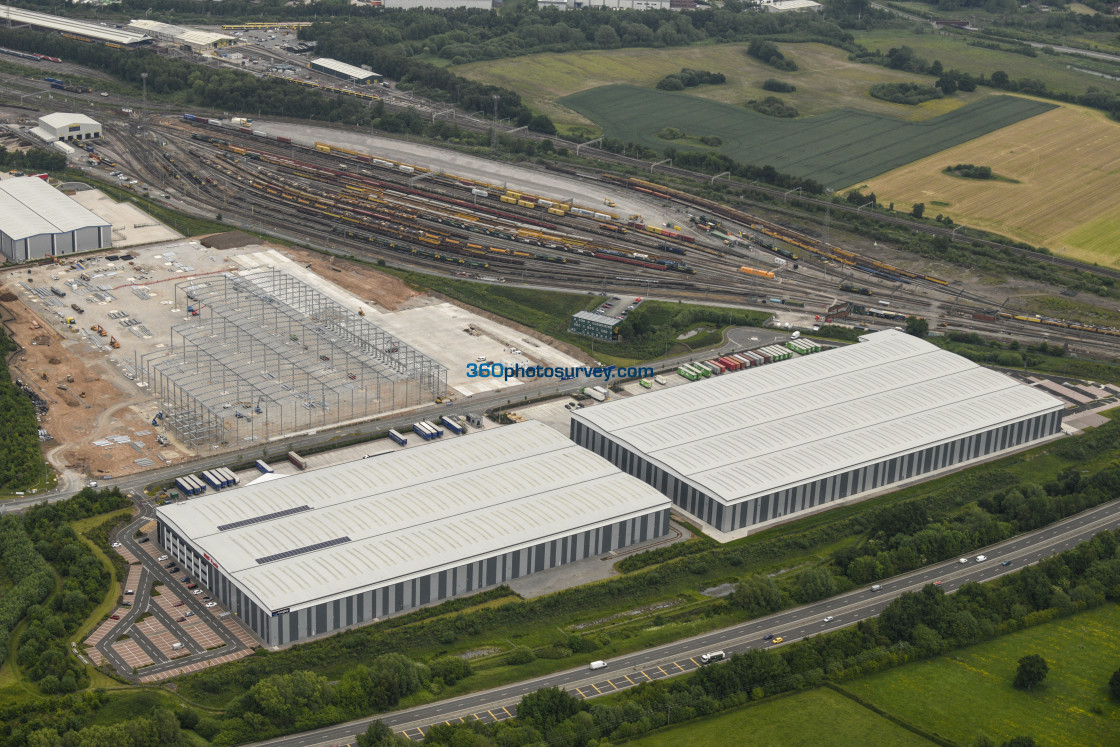 "Crewe aerial Basford 220302 35" stock image