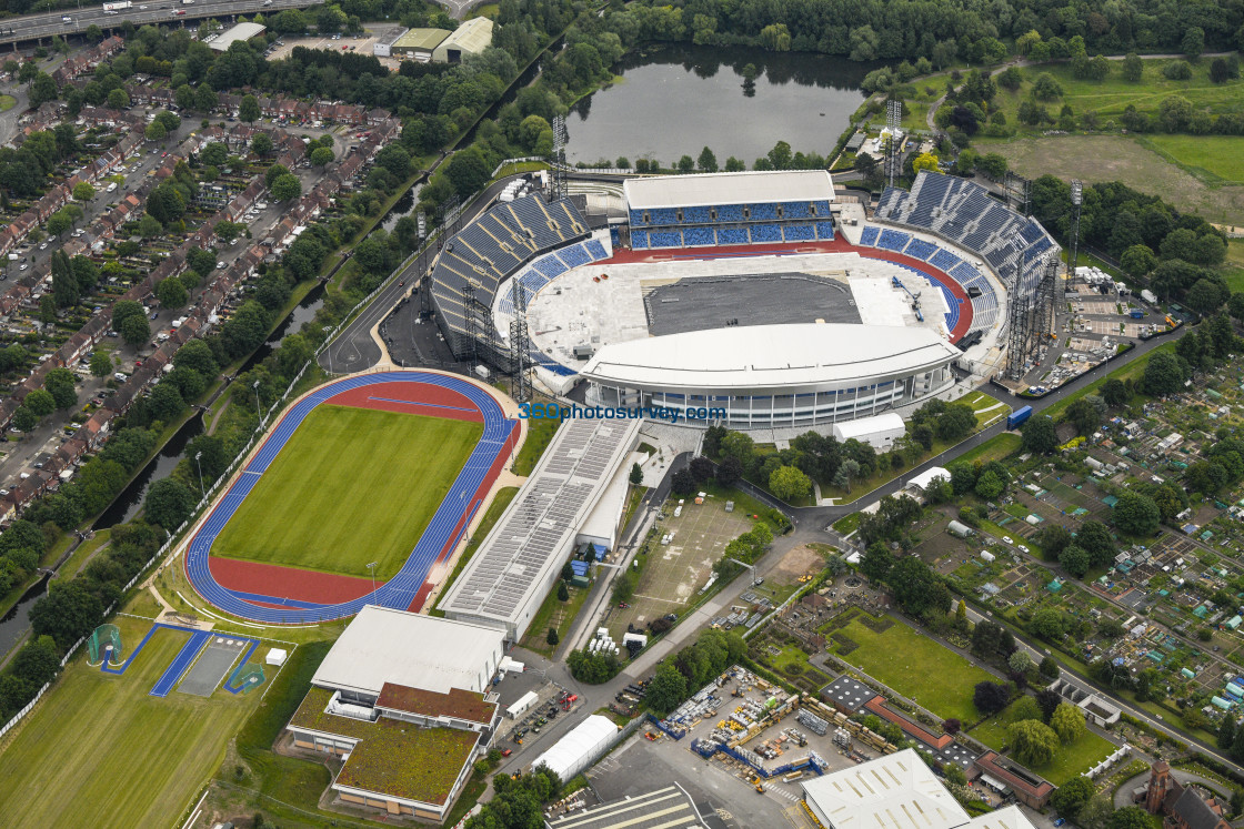 "Birmingham aerial Alexander Stadium 220602 41" stock image