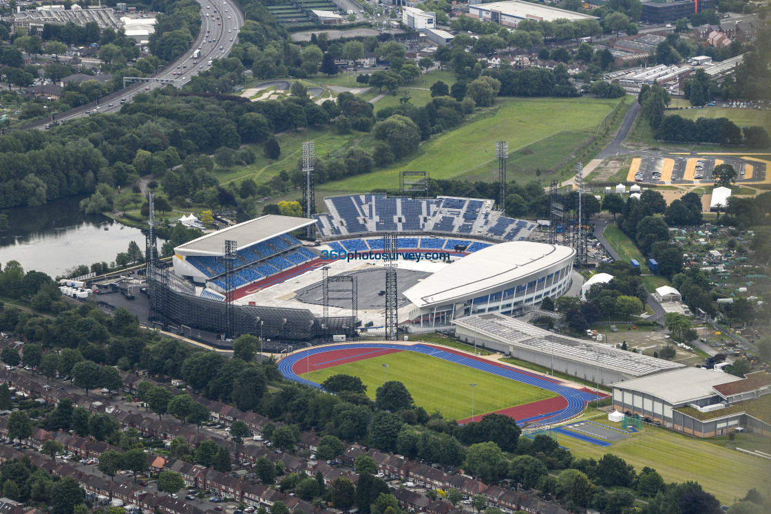 "Birmingham aerial Alexander Stadium 220602 41" stock image