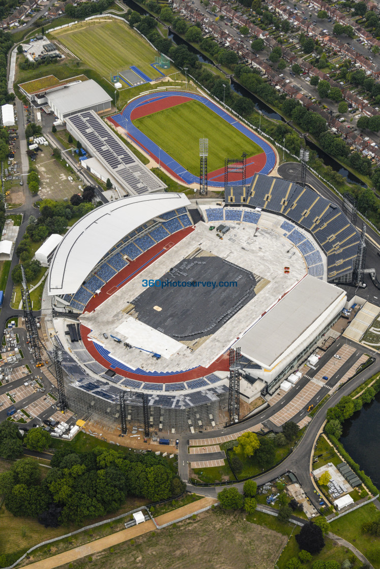 "Birmingham aerial Alexander Stadium 220602 41" stock image