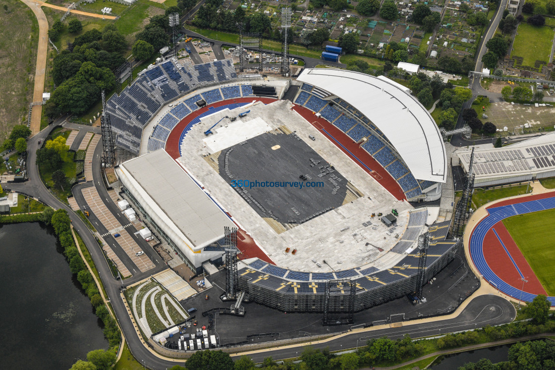 "Birmingham aerial Alexander Stadium 220602 41" stock image