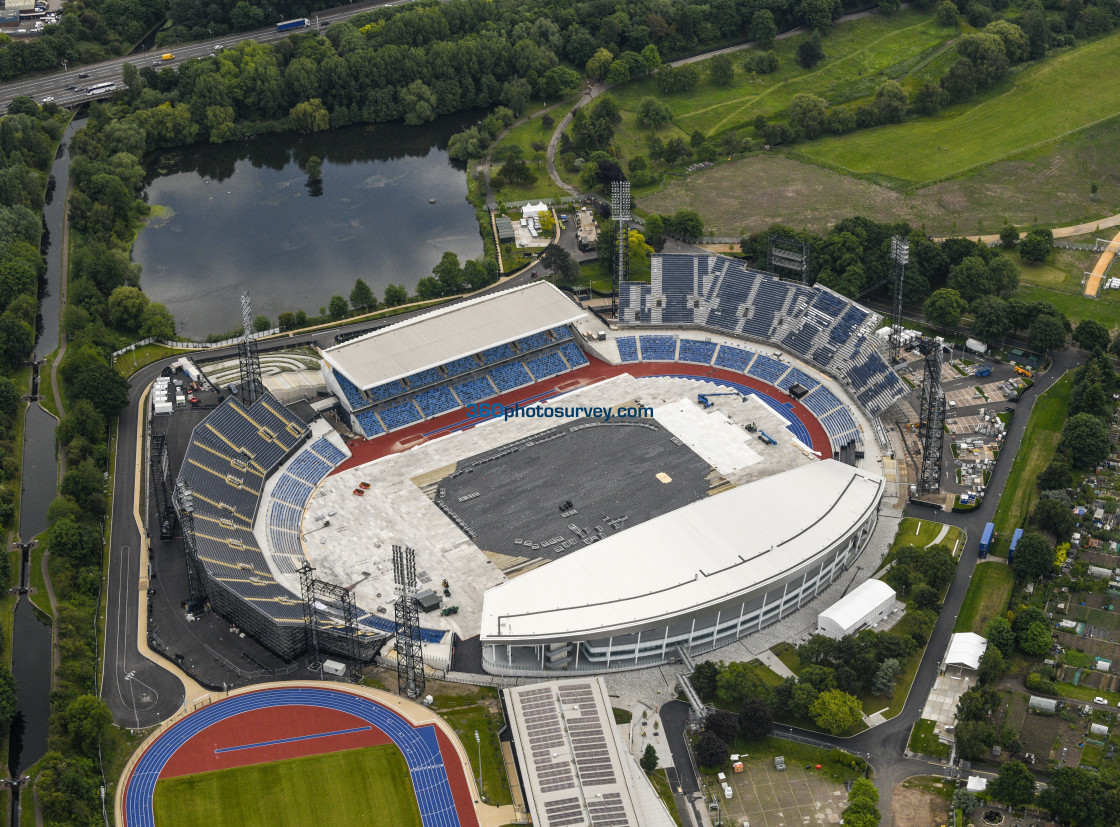 "Birmingham aerial Alexander Stadium 220602 41" by 360photosurvey.com - $36.68 "Birmingham aerial Alexander Stadium 220602 41" stock image