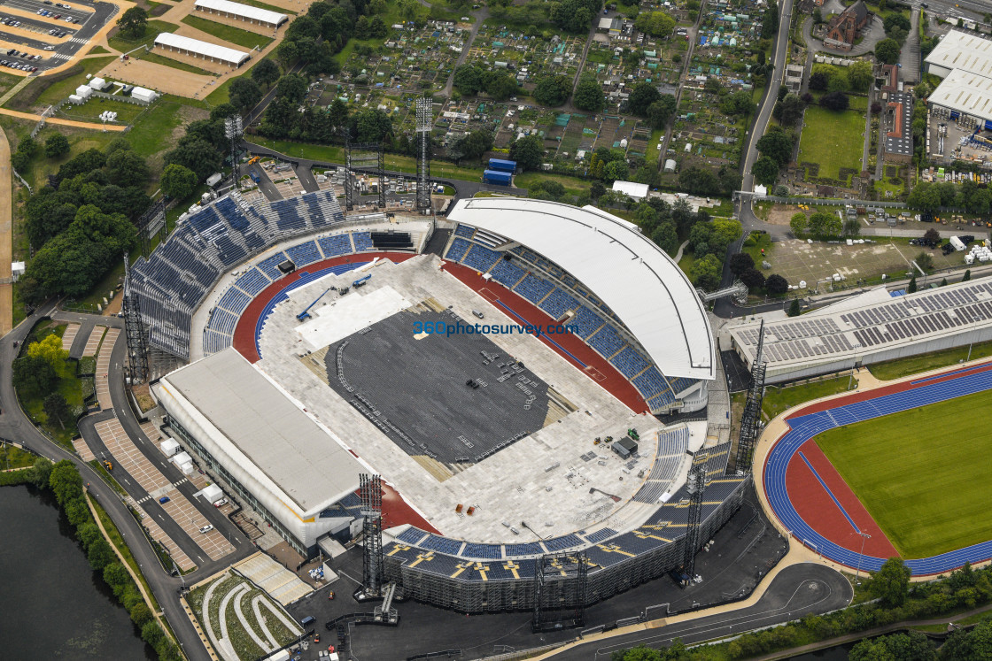 "Birmingham aerial Alexander Stadium 220602 41" stock image