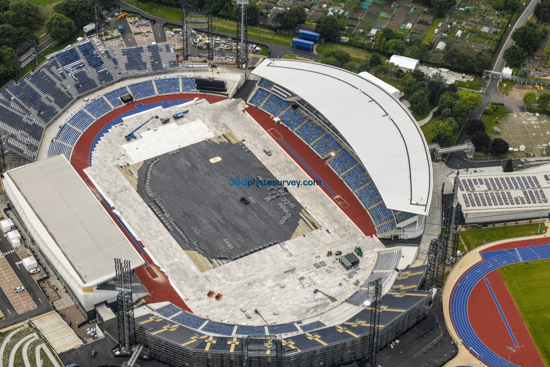 "Birmingham aerial Alexander Stadium 220602 41" by 360photosurvey.com - $37.04 "Birmingham aerial Alexander Stadium 220602 41" stock image