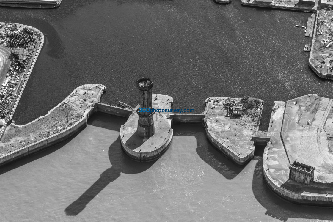 "Liverpool aerial Salisbury Dock 220425 3" by 360photosurvey.com - $36.68 "Liverpool aerial Salisbury Dock 220425 3" stock image