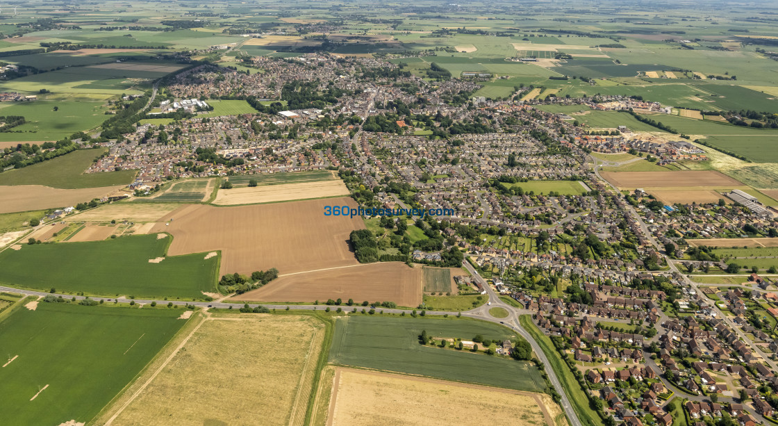 "Holbeach aerial photo 220622 63b" stock image