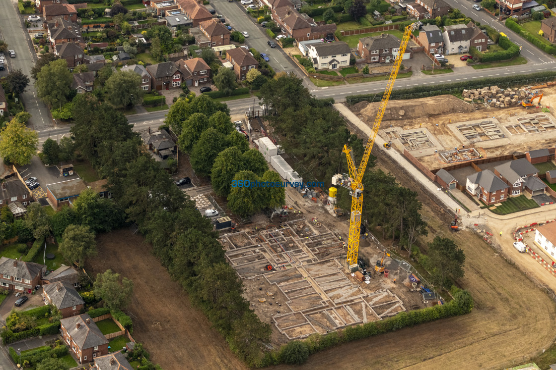 "Knutsford aerial photo 220922 24" stock image