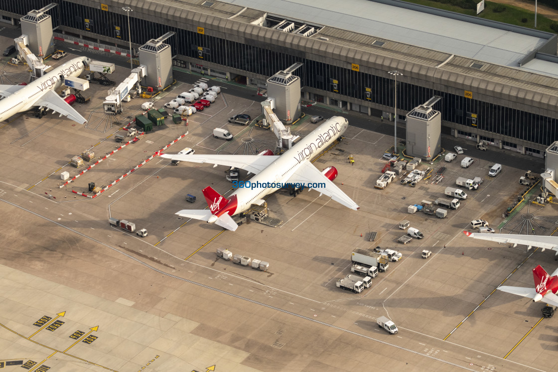 "Manchester aerial Manchester Airport 220922 17" stock image