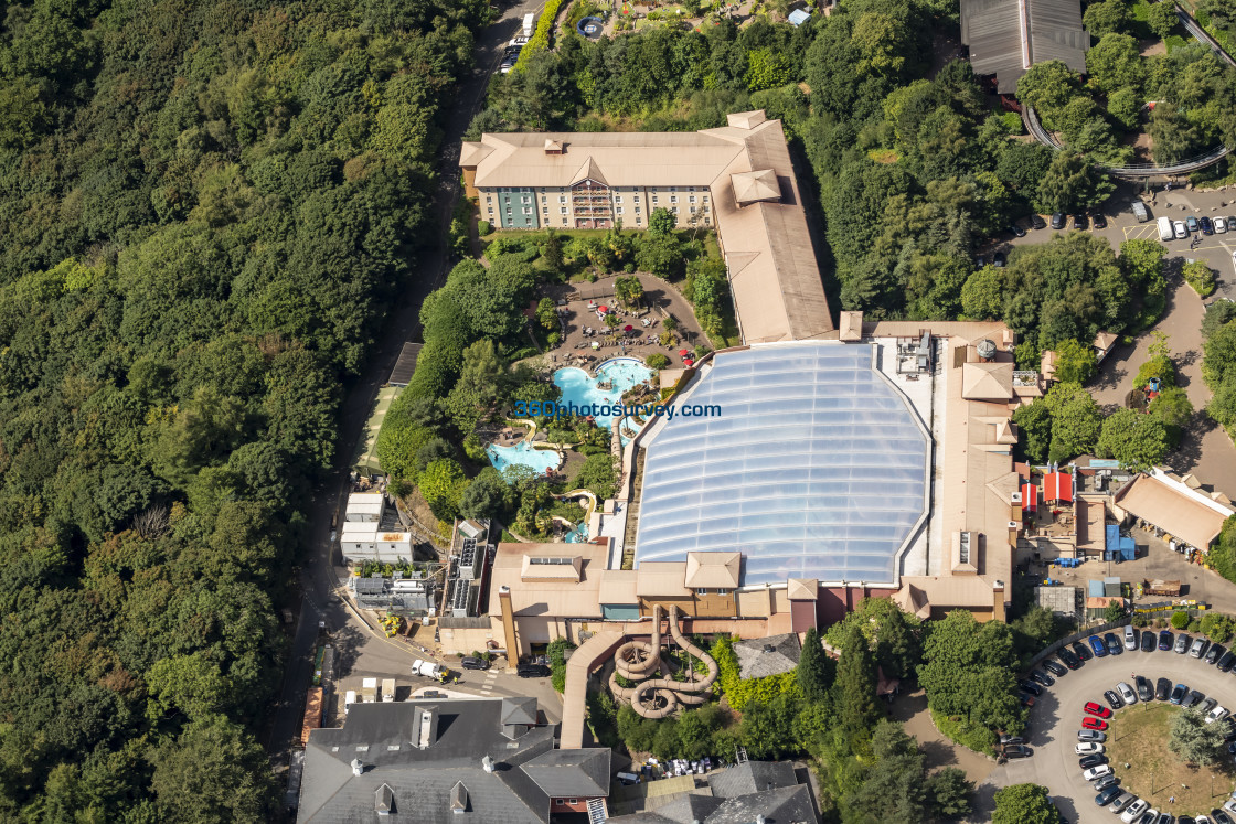 "Alton Towers aerial photo 220826 6" stock image