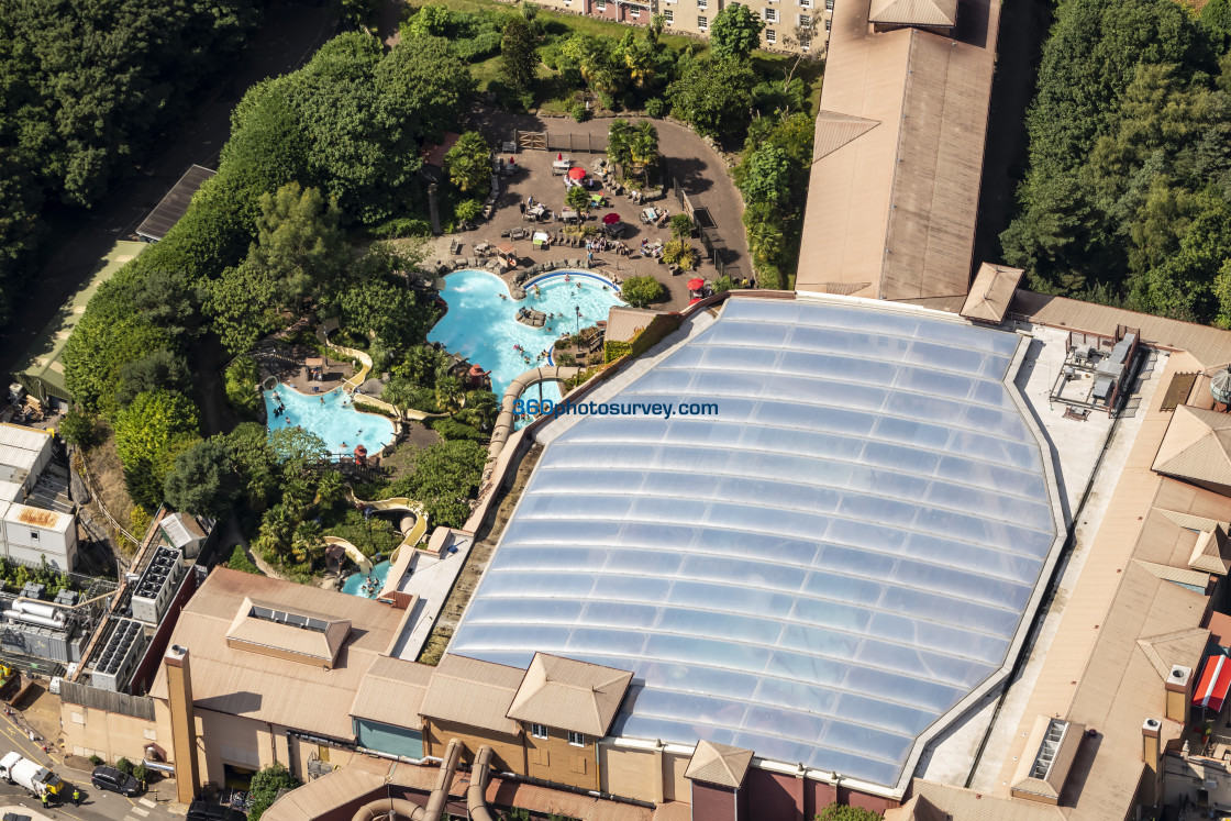 "Alton Towers aerial photo 220826 6" stock image