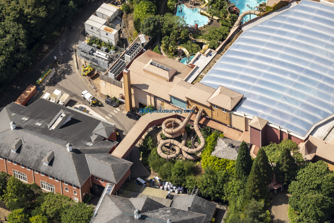 "Alton Towers aerial photo 220826 6" stock image