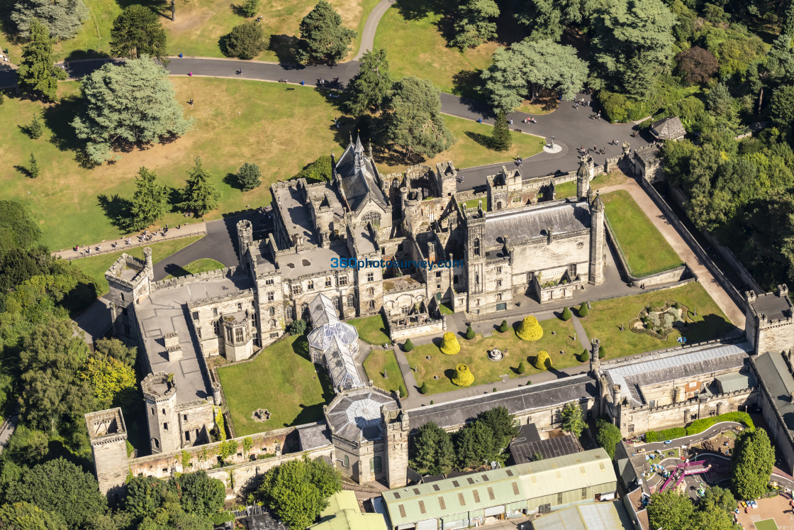 "Alton Towers aerial photo 220826 6" stock image