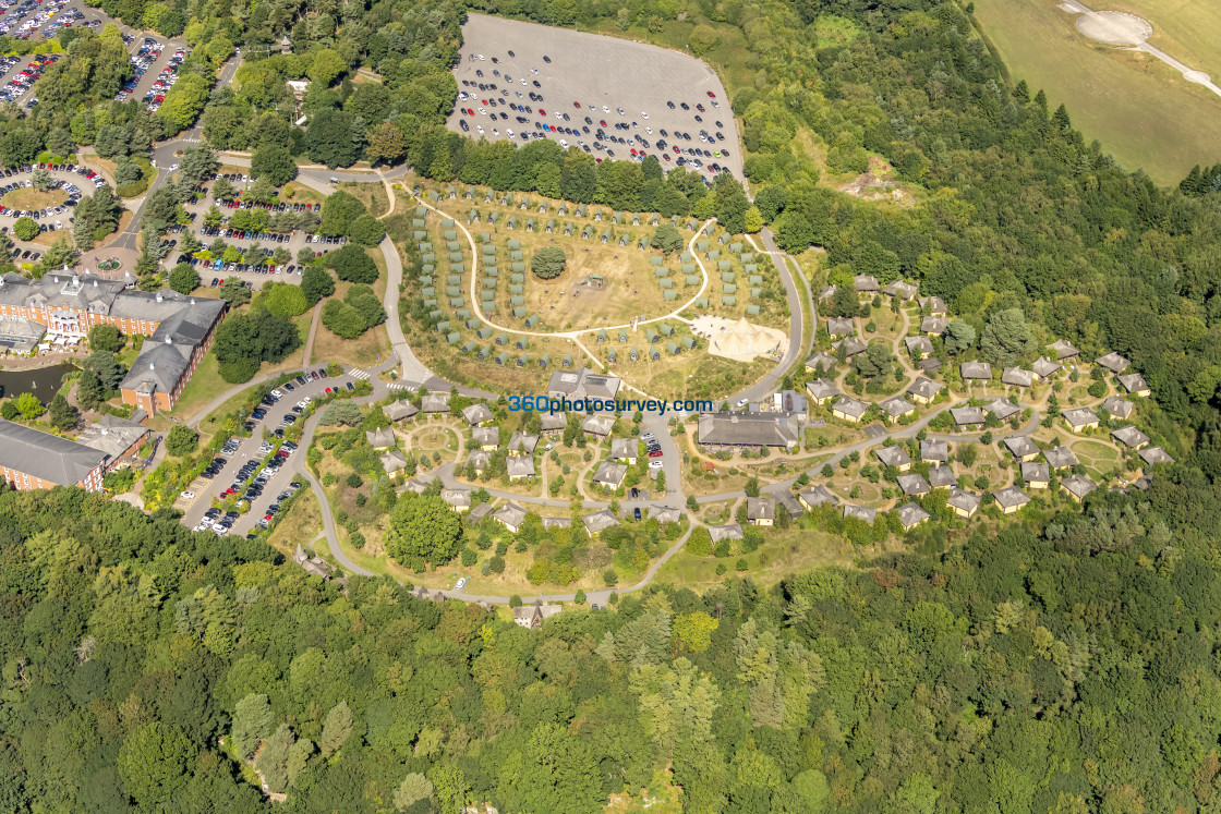 "Alton Towers aerial photo 220826 6" stock image