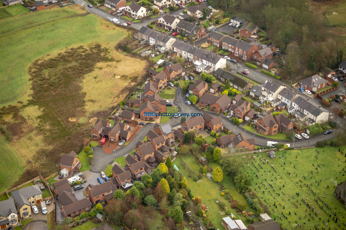"Bolton aerial photo Wingates Lane 200105" by 360photosurvey.com - $222.48 "Bolton aerial photo Wingates Lane 200105" stock image