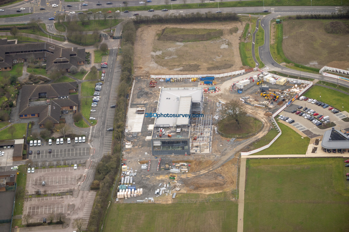 "Leicester aerial photo Everards Meadow 2000105" stock image