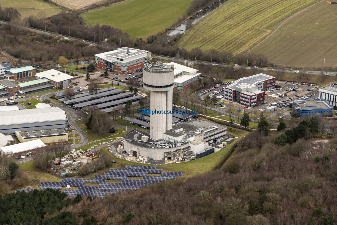 "Daresbury aerial photo Daresbury Laboratory 230228 19" stock image